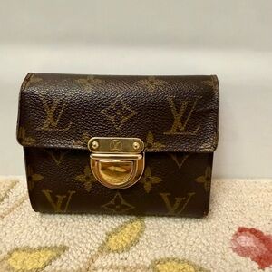 Vintage Louis Vuitton Monogram Portefeuille Trifold Wallet Koala Style